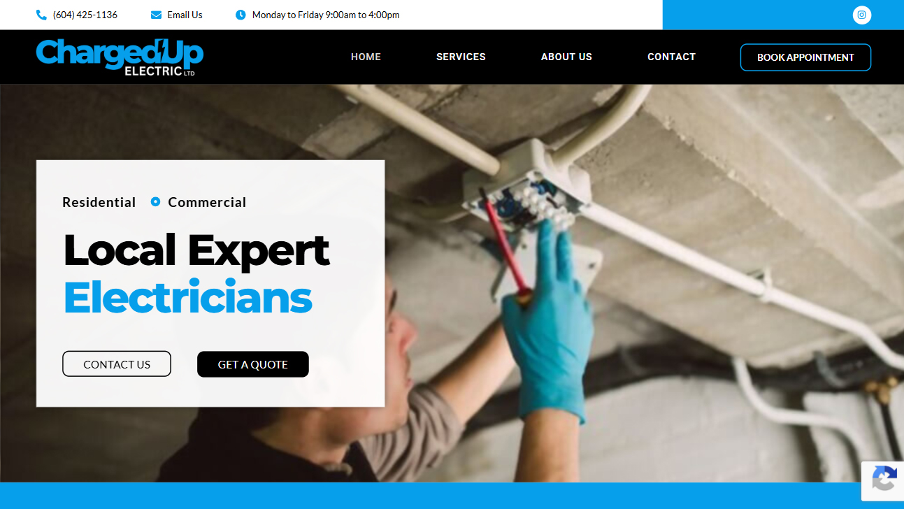 calgary electrical web design case study