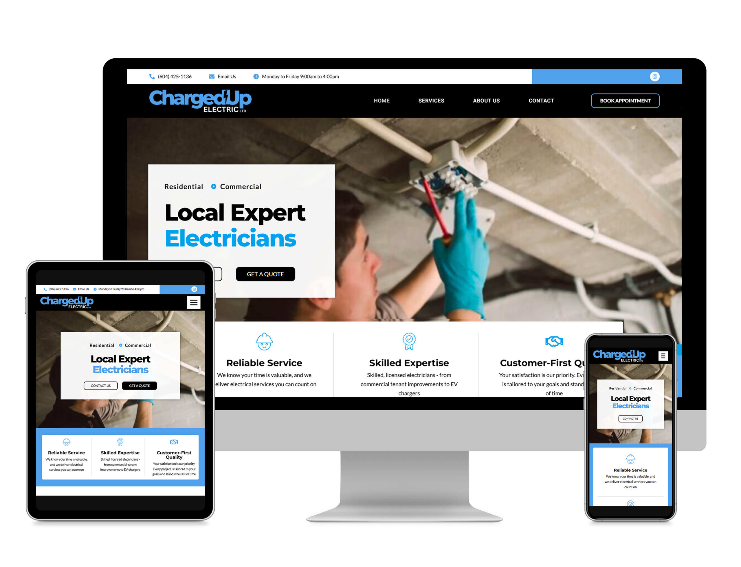 calgary web design for trades