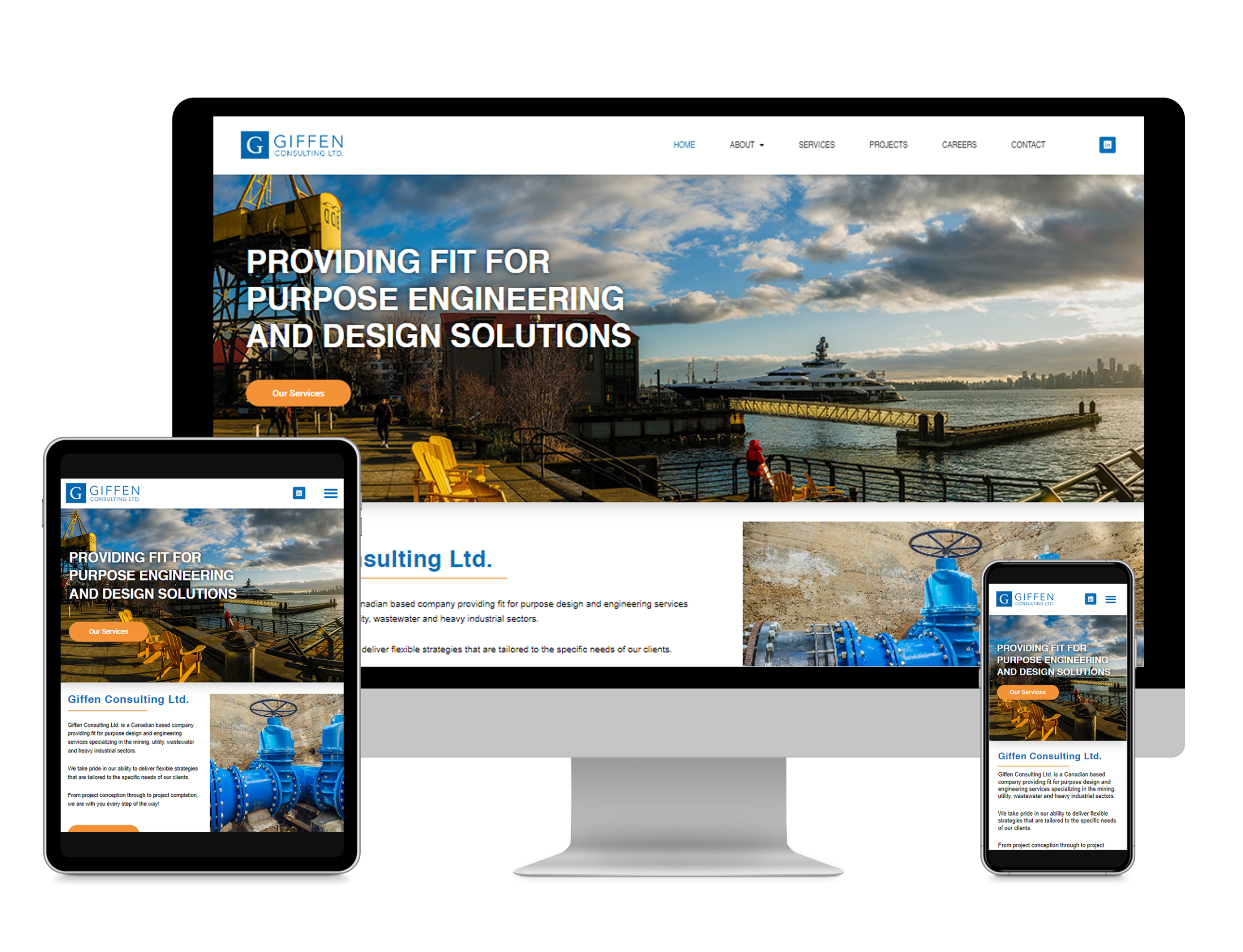 website design mining industry